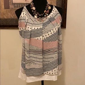 Maurices Multi Colored String Tank